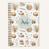 モノグラムのお洒落フローラレシピ ノートブック (正面)