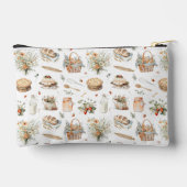 モノグラムのお洒落フローラ アクセサリーポーチ (裏面)