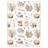 モノグラムのお洒落フローラ クリップボード (裏面)