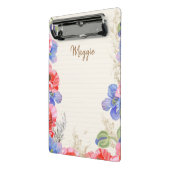 モノグラムのかわいらし水彩 ミニクリップボード (アングル2)