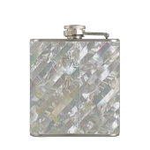 モノグラムのでフェイクで白い真珠母 フラスク (裏面)