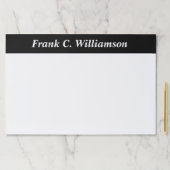 モノグラムので大きい事務机のパッド ペーパーパッド (インサイチュ)