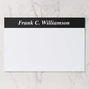 モノグラムので大きい事務机のパッド ペーパーパッド