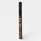 モノグラムのなエレガントなアニマルプリントのフェイクなダイヤモンド Case-Mate iPhoneケース (裏面/左)