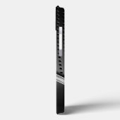 モノグラムのなモダンな金属一見 Case-Mate iPhoneケース (裏面 / 左)