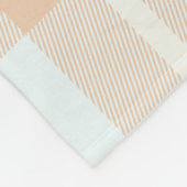 モノグラムのな夏のタータンチェックの体操の女の子 フリースブランケット (角)