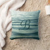 モノグラムのな月明りの海 クッション (ブランケット)