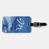 モノグラムのな海を見て下さい ラゲッジタグ (正面横)