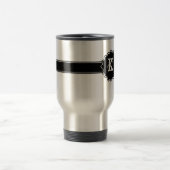 モノグラムのな白黒 トラベルマグ (中央)