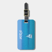 モノグラムのな航海 ラゲッジタグ (正面縦)