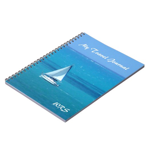 モノグラムのな航行旅行ジャーナル ノートブック (左側)