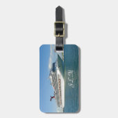 モノグラムのな設定の帆 ラゲッジタグ (正面縦)