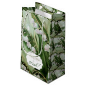 モノグラムのな谷の美しいユリ スモールペーパーバッグ (裏面アングル)