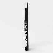 モノグラムのなiPhoneの場合の青い弓 Case-Mate iPhoneケース (裏面/左)