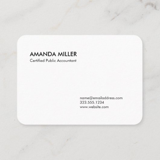 モノグラムのはっきりした白黒バッファロー格子模様 名刺 (裏面)