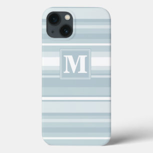 モノグラムのアイスストライプブルーのケース – Mate iPhoneケース iPhone 13ケース