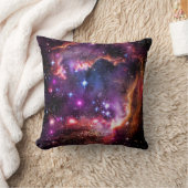 モノグラムのイニシャルの星明かりのAladdinsの宇宙の洞窟 クッション (ブランケット)