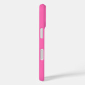 モノグラムのイニシャルレター スクリプト 名前 ピンク Case-Mate iPhoneケース (裏面 / 右)