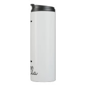 モノグラムのイニシャルIピンクボホガーリーフローラ タンブラー (回転右)