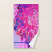 モノグラムのエレガントフローラ バスタオルセット (ハンドタオル)