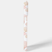 モノグラムのエレガント赤面ピンク銀杏の葉柄 Case-Mate iPhoneケース (裏面 / 右)