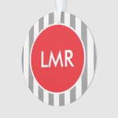 モノグラムのオーナメント オーナメント (正面)