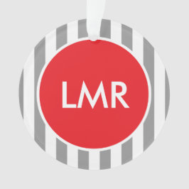 モノグラムのオーナメント オーナメント