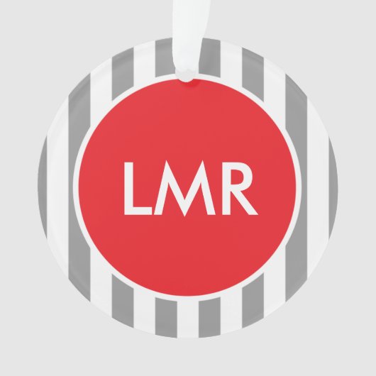 モノグラムのオーナメント オーナメント (正面)