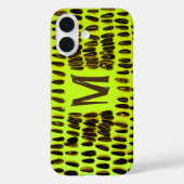 モノグラムのカスタマイズカッコいい可能カットユニーク Case-Mate iPhoneケース (裏面)