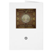 モノグラムのカスタムな系譜記念日 (裏面)