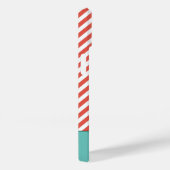 モノグラムのカラフルパタストライプのーン（赤と青） Case-Mate iPhoneケース (裏面 / 右)