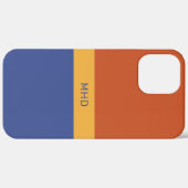 モノグラムのカラーブロックの電話ケース Case-Mate iPhoneケース (裏面 (横))