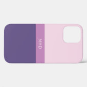 モノグラムのカラーブロックの電話ケース Case-Mate iPhoneケース (裏面 (横))