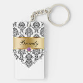 モノグラムのキーホルダー2の側面 キーホルダー (裏面)