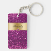 モノグラムのキーホルダー2の側面 キーホルダー (裏面)