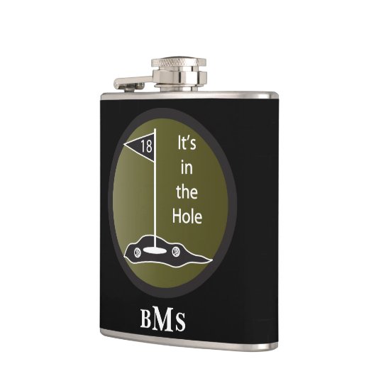 モノグラムのゴルフそれは穴にあります フラスク (左)
