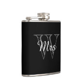 モノグラムのシックなFLASK_ "夫人" フラスク (右)