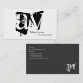 モノグラムのシンプルの名刺 名刺 (正面/裏面)