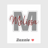 モノグラムのシール シール (シート)