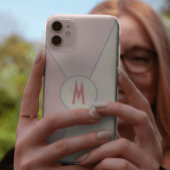 モノグラムのスタイリッシュピンク Case-Mate iPhoneケース