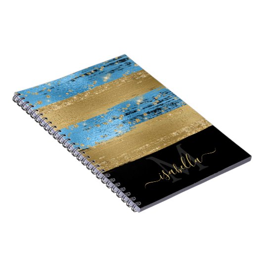 モノグラムのスモダンエレガントク ノートブック (右側)