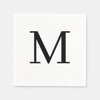 モノグラムのズ結婚ナプキンクラシックデザイン スタンダードカクテルナプキン