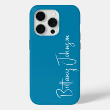 モノグラムのティール（緑がかった色）