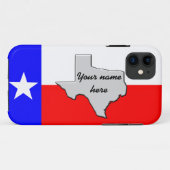 モノグラムのテキサス州のプライドの場合 Case-Mate iPhoneケース (裏面(横))