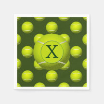 モノグラムのテニスボールのスポーツパターン、