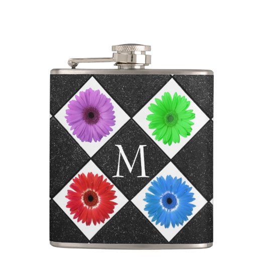 モノグラムのデイジー フラスク (正面)