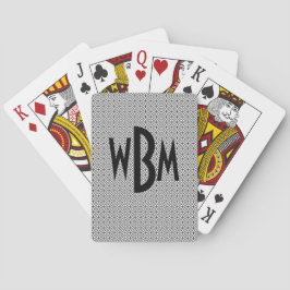 モノグラムのトランプ トランプ