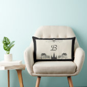 モノグラムのニュー・オーリンズ場面 ランバークッション (椅子)