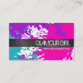 モノグラムのネイリストの名刺 名刺 (裏面)