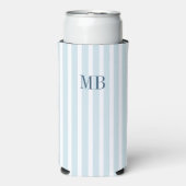 モノグラムのバチェロレッテ優先ブライダルパーティ スリム缶クーラー (Seltzer正面)